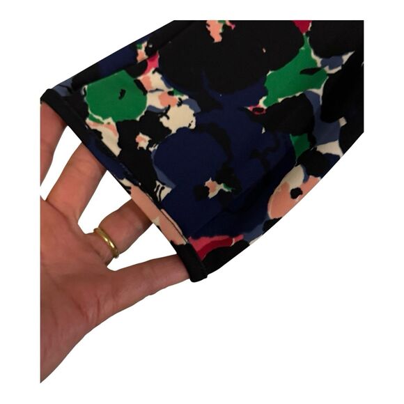 Talbots Plus Size Midi dress Floral Lined with belt Whimsical Romantic size 3X - Picture 5 of 7